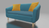 3D Scan Couch - virtuell